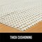 Strong Rug Pad Gripper, 2x4 FT, US Designed, Grips Help Keep Area Rugs Safe and in Place, Slip and Skid Resistant Pads for Hard Floors, Under Carpet Mat Cushion and Hardwood Protection